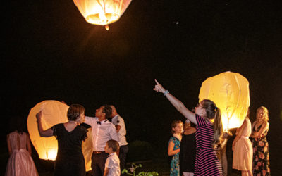 Un lâcher de lanternes le soir de votre mariage en Ile de France ?