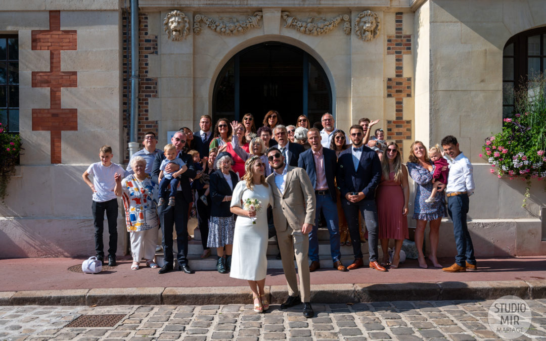 Photographe et vidéaste de mariage 94 – Sortie de mairie à Charenton-Le-Pont