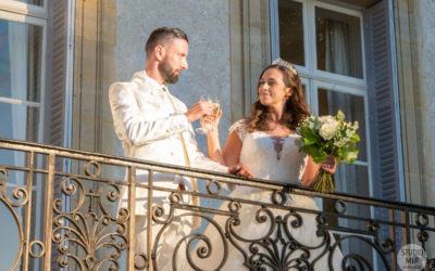 Photographe de mariage – Cocktail au château de Santeny